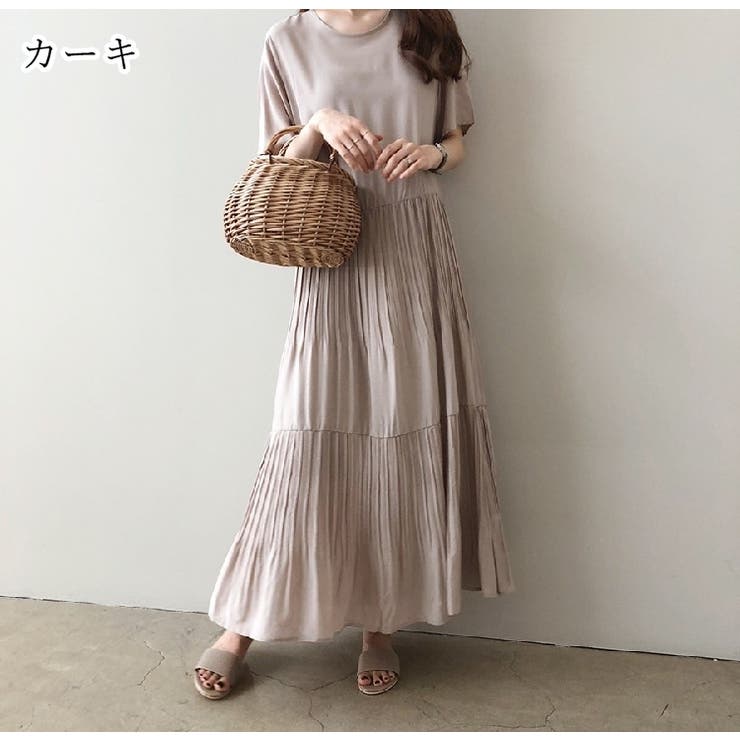 ティアードワンピース マキシワンピ レディース | PlusNao | 詳細画像16 