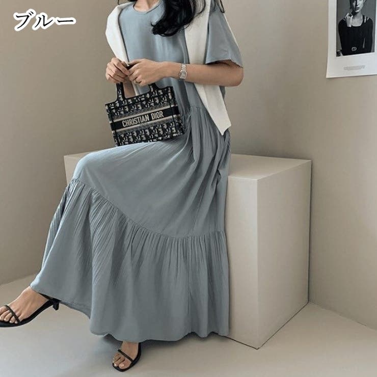 ティアードワンピース マキシワンピ レディース | PlusNao | 詳細画像19 