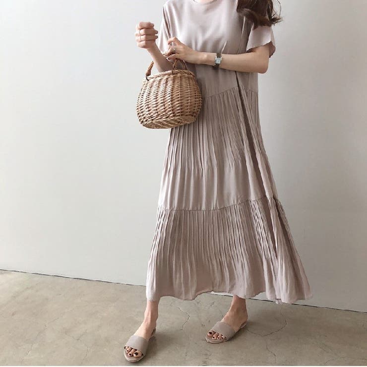 ティアードワンピース マキシワンピ レディース | PlusNao | 詳細画像2 