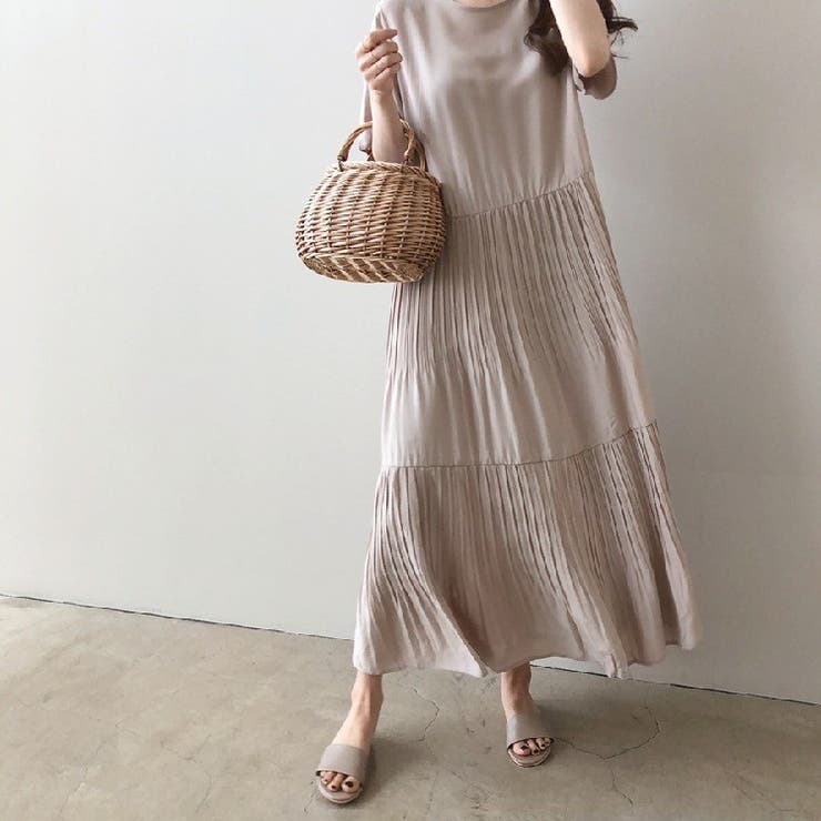 ティアードワンピース マキシワンピ レディース | PlusNao | 詳細画像5 