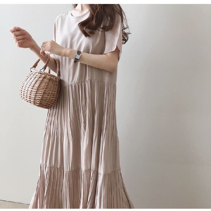 ティアードワンピース マキシワンピ レディース | PlusNao | 詳細画像6 