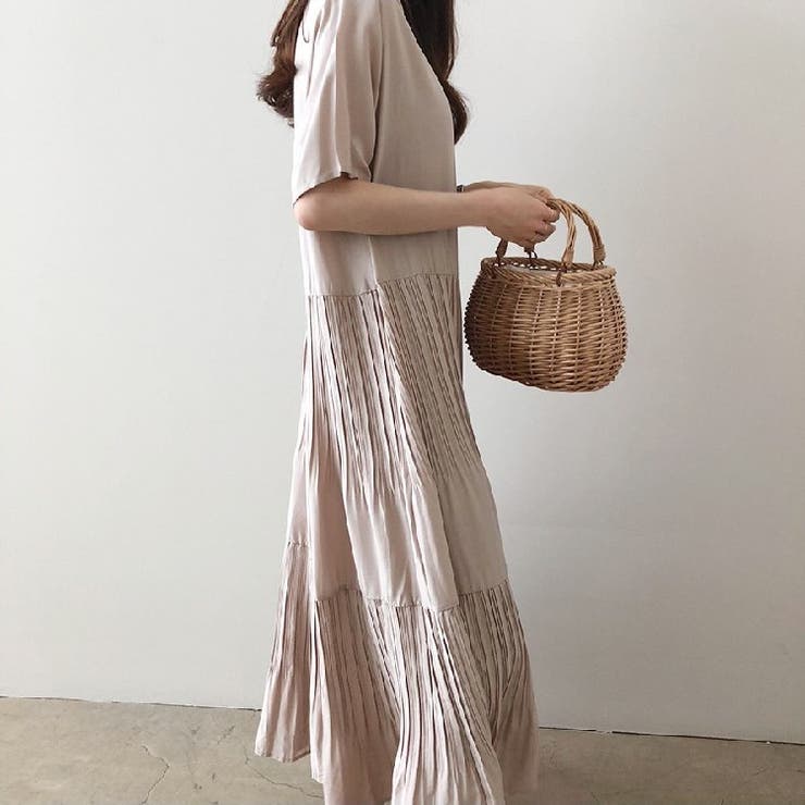 ティアードワンピース マキシワンピ レディース | PlusNao | 詳細画像7 