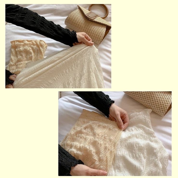 ブラウス シアートップス シアーシャツ | PlusNao | 詳細画像14 