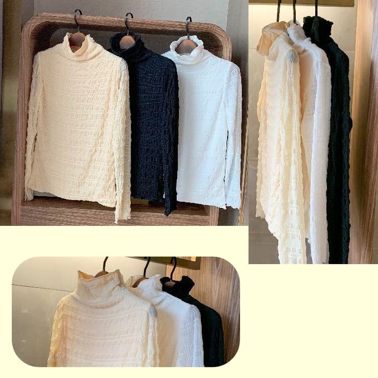 ブラウス シアートップス シアーシャツ | PlusNao | 詳細画像15 