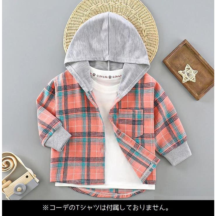 子供服 長袖シャツ フード付 | PlusNao | 詳細画像6 