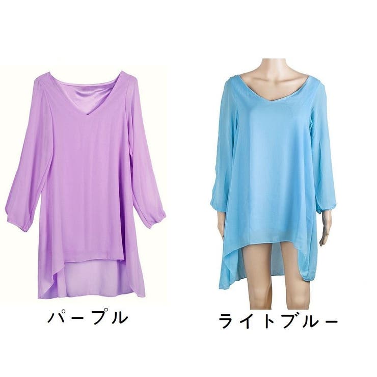 チュニックワンピース スリットスリーブ レディース | PlusNao | 詳細画像11 