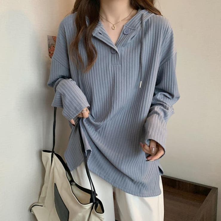 長袖パーカー レディース 大きいサイズ | PlusNao | 詳細画像13 