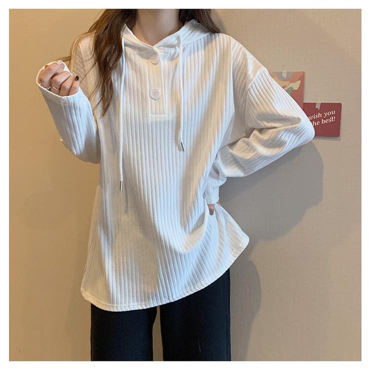 長袖パーカー レディース 大きいサイズ | PlusNao | 詳細画像15 