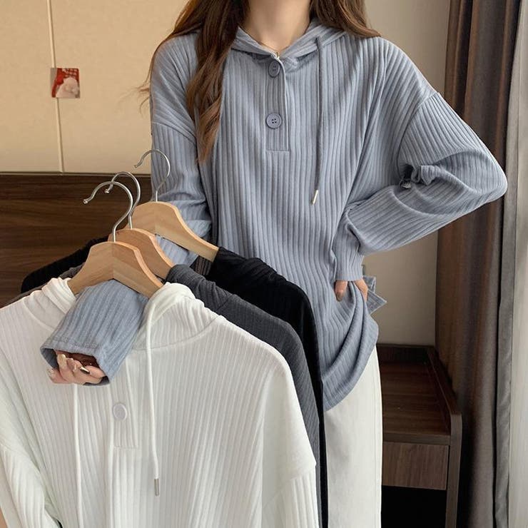 長袖パーカー レディース 大きいサイズ | PlusNao | 詳細画像6 