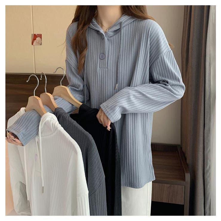 長袖パーカー レディース 大きいサイズ | PlusNao | 詳細画像8 