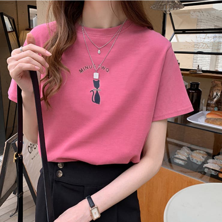 半袖Tシャツ クルーネック ロゴ | PlusNao | 詳細画像10 