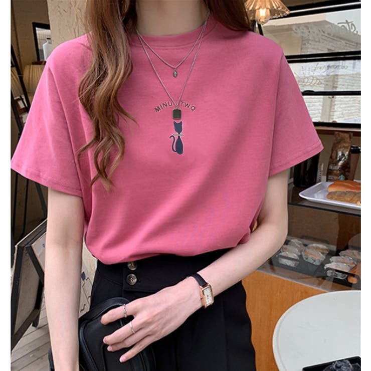 半袖Tシャツ クルーネック ロゴ | PlusNao | 詳細画像11 