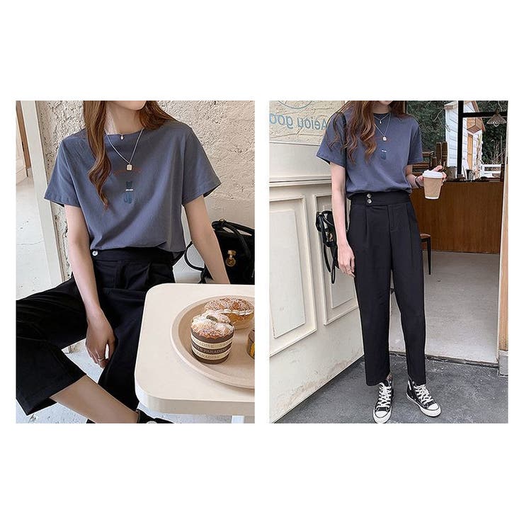 半袖Tシャツ クルーネック ロゴ | PlusNao | 詳細画像15 