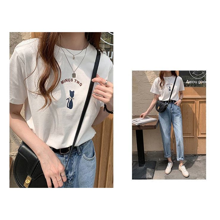 半袖Tシャツ クルーネック ロゴ | PlusNao | 詳細画像17 