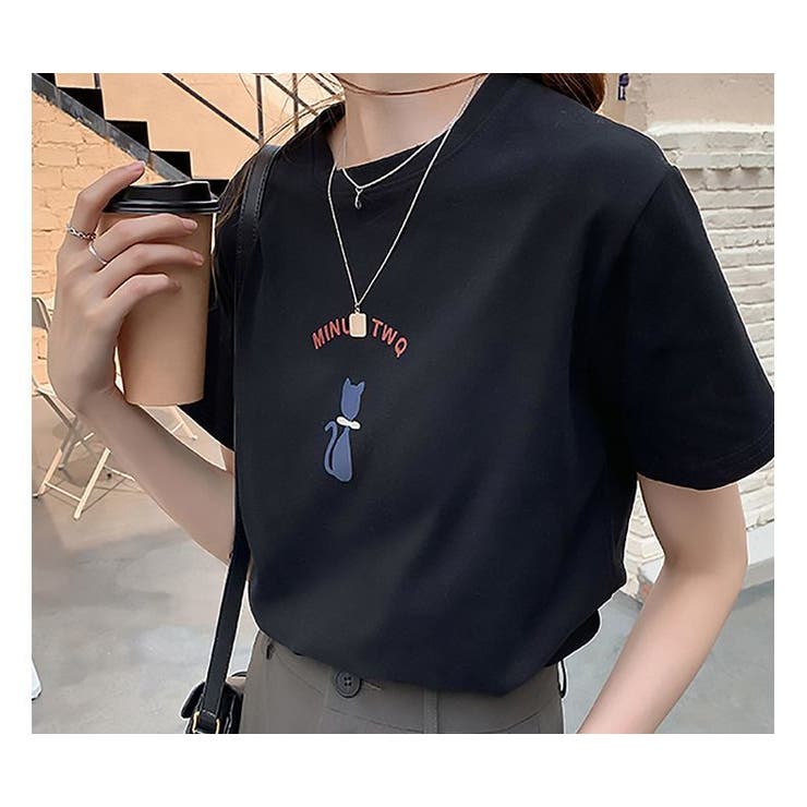 半袖Tシャツ クルーネック ロゴ | PlusNao | 詳細画像2 