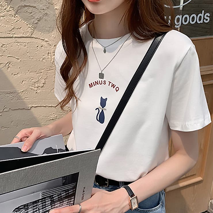 半袖Tシャツ クルーネック ロゴ | PlusNao | 詳細画像3 