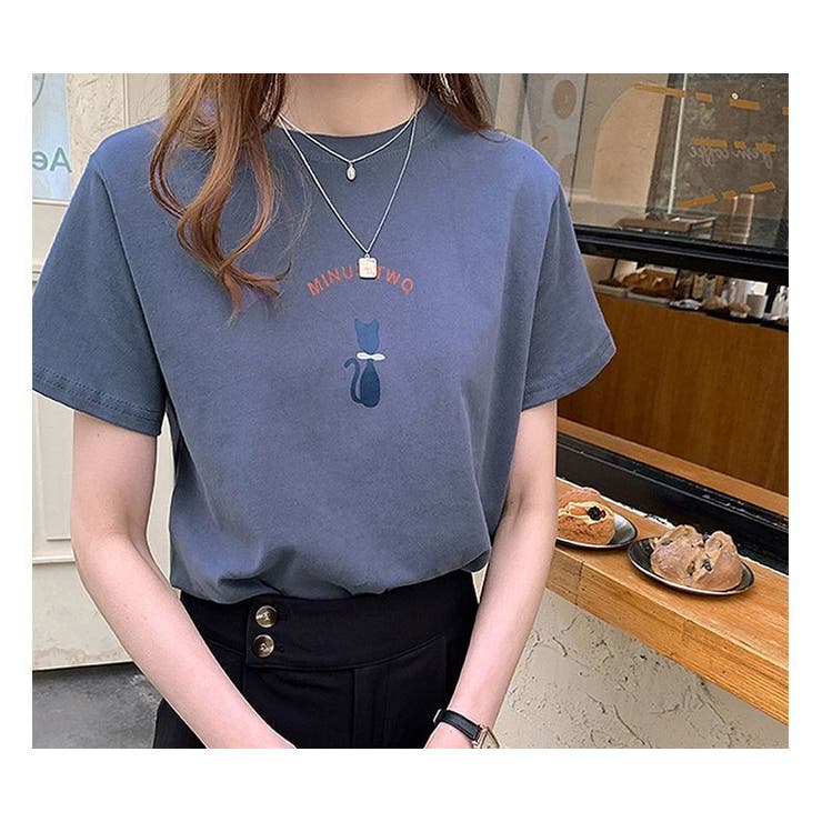 半袖Tシャツ クルーネック ロゴ | PlusNao | 詳細画像4 