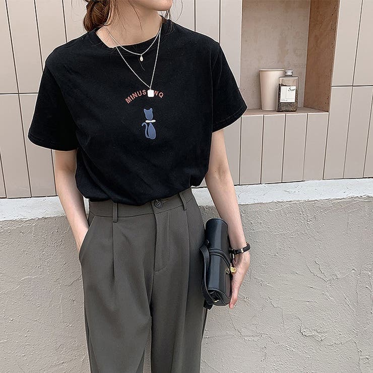 半袖Tシャツ クルーネック ロゴ | PlusNao | 詳細画像6 