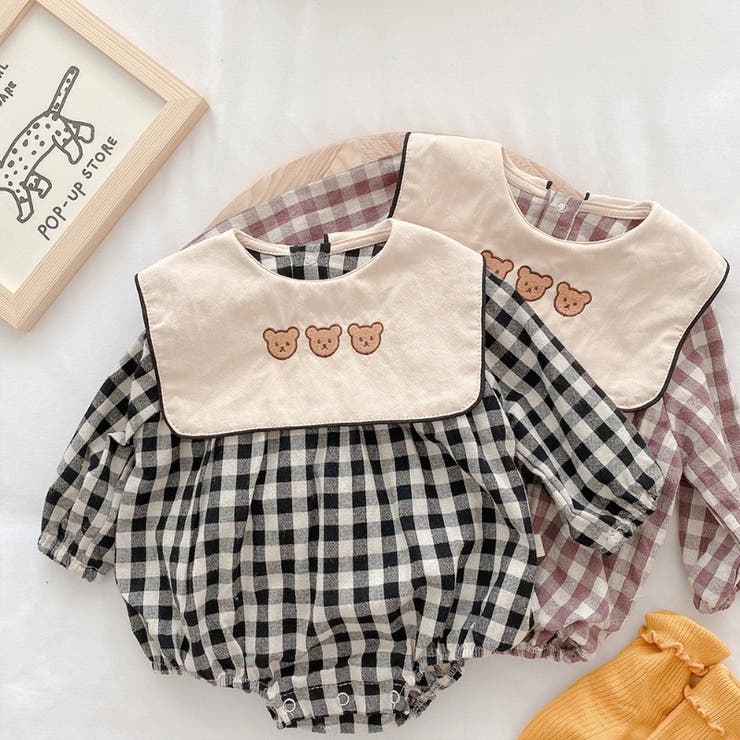 ロンパース 長袖 スクエアカラー | PlusNao | 詳細画像2 