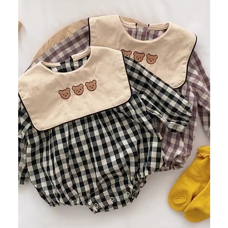 ロンパース 長袖 スクエアカラー | PlusNao | 詳細画像3 