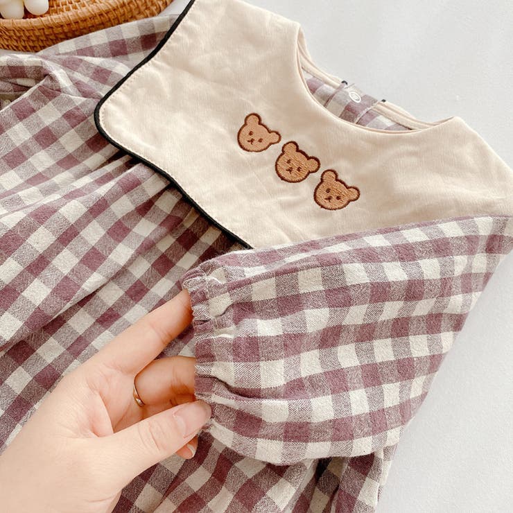 ロンパース 長袖 スクエアカラー | PlusNao | 詳細画像8 