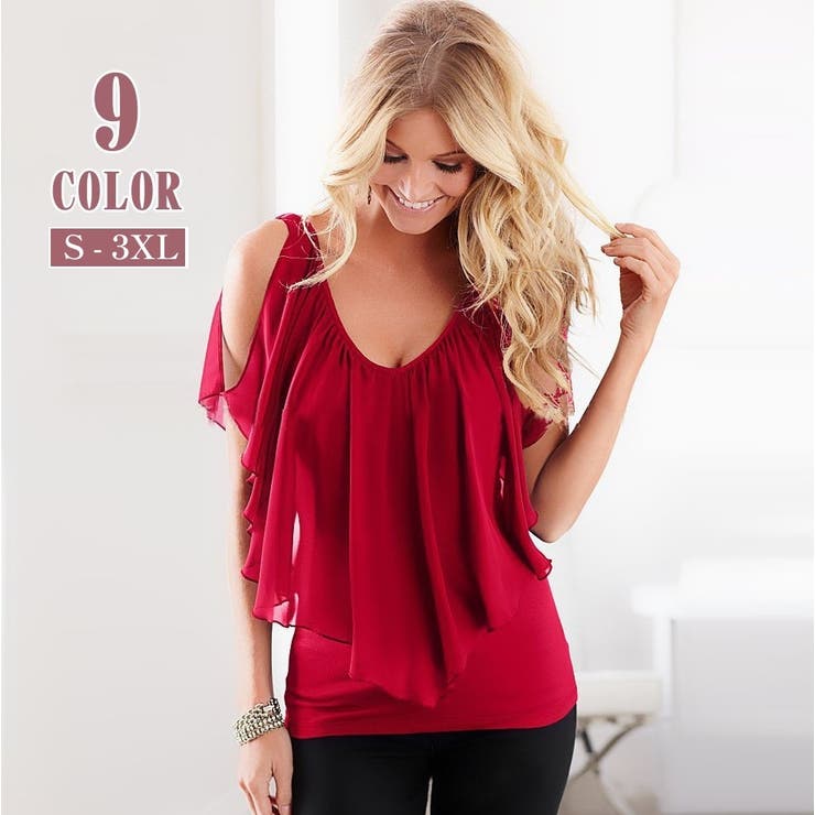 ノースリーブ カットソー レディース | PlusNao | 詳細画像1 