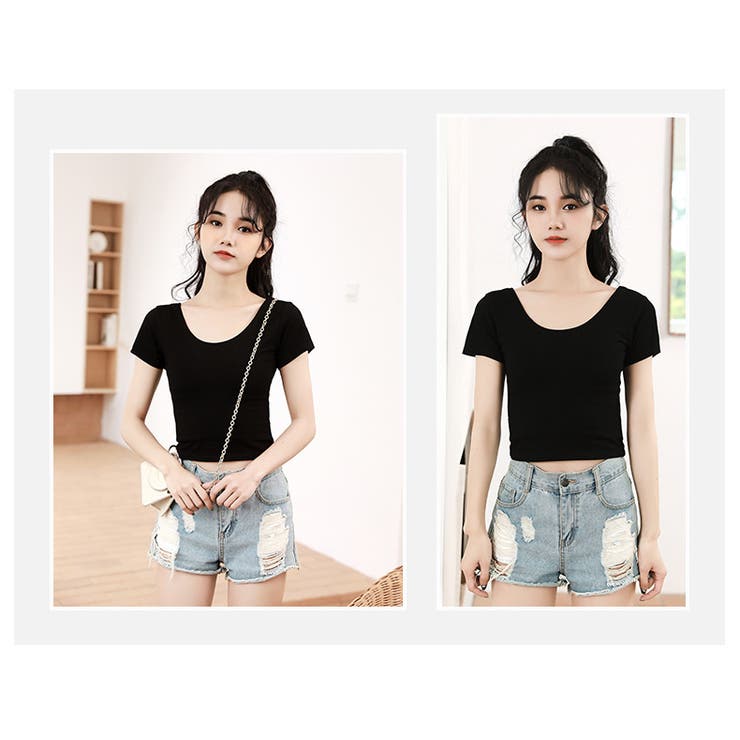 Tシャツ カットソー 半袖 | PlusNao | 詳細画像2