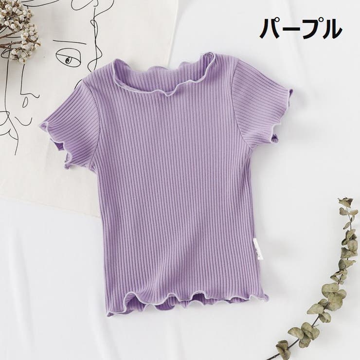 半袖カットソー リブニット 子供服 | PlusNao | 詳細画像4 