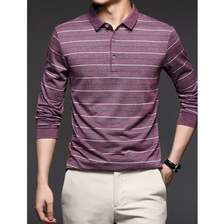 ポロシャツ 長袖 メンズ | PlusNao | 詳細画像4 