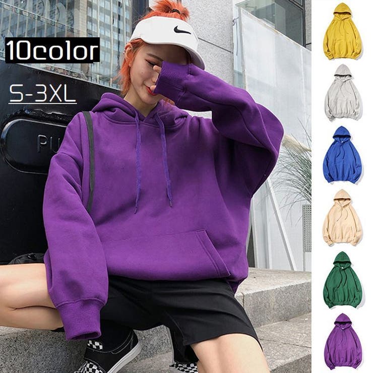 パーカー レディース 長袖 | PlusNao | 詳細画像1 