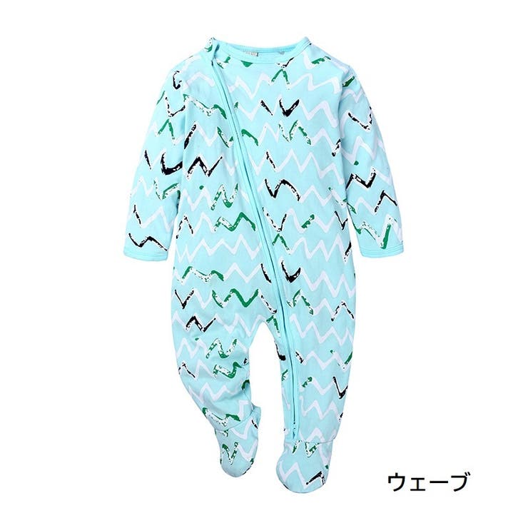 長袖ロンパース カバーオール つなぎ | PlusNao | 詳細画像9 