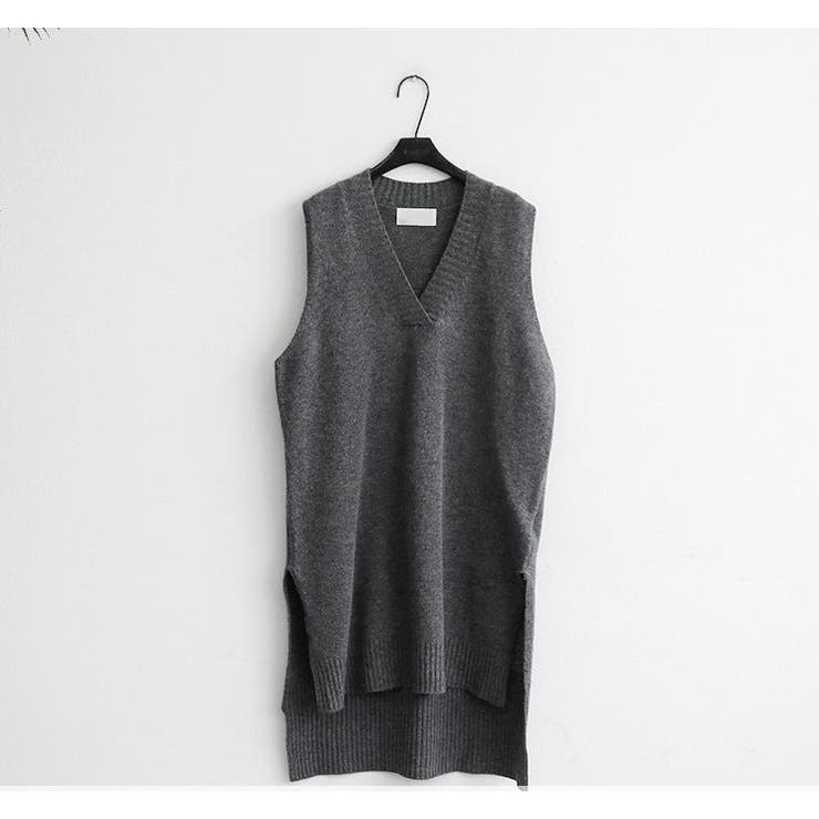 ニットベスト レディース ジレ | PlusNao | 詳細画像6 