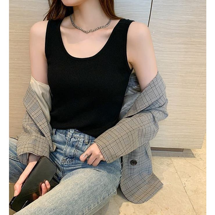 タンクトップ ノースリーブ レディース | PlusNao | 詳細画像10 