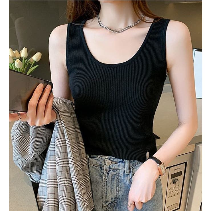 タンクトップ ノースリーブ レディース | PlusNao | 詳細画像11 