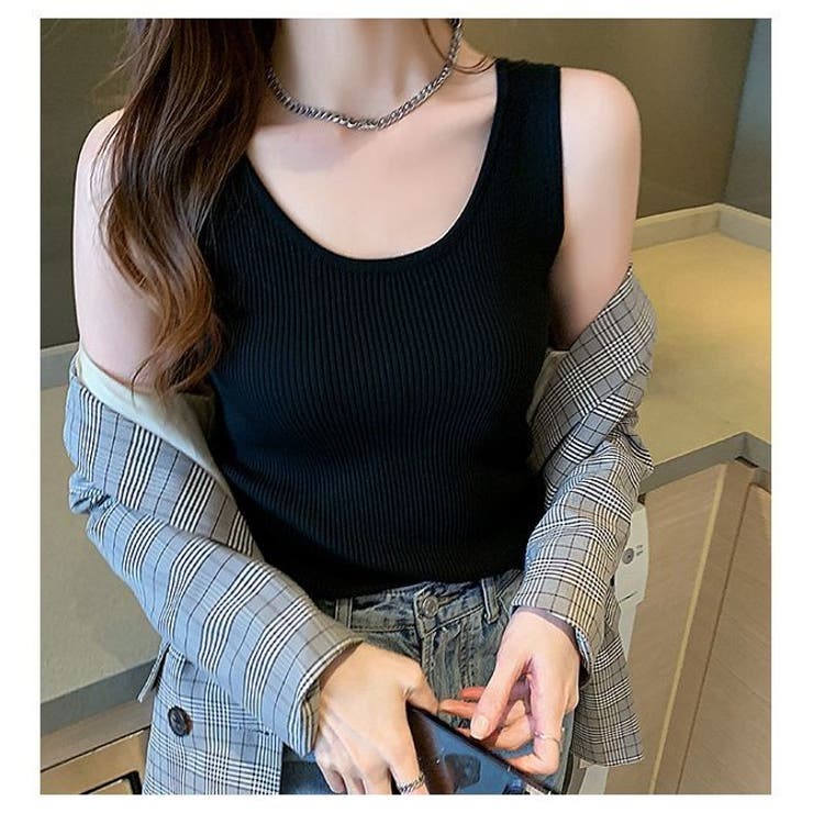 タンクトップ ノースリーブ レディース | PlusNao | 詳細画像12 