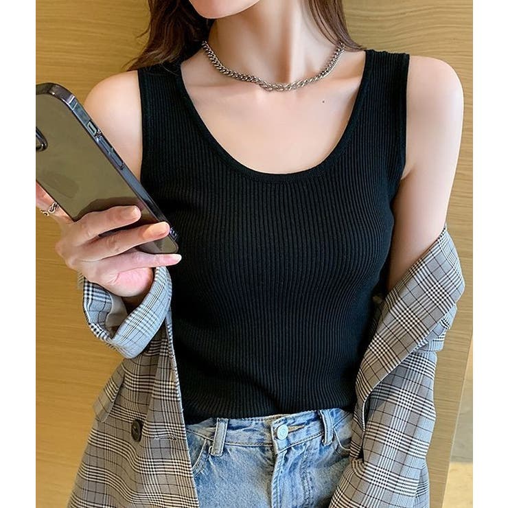 タンクトップ ノースリーブ レディース | PlusNao | 詳細画像13 