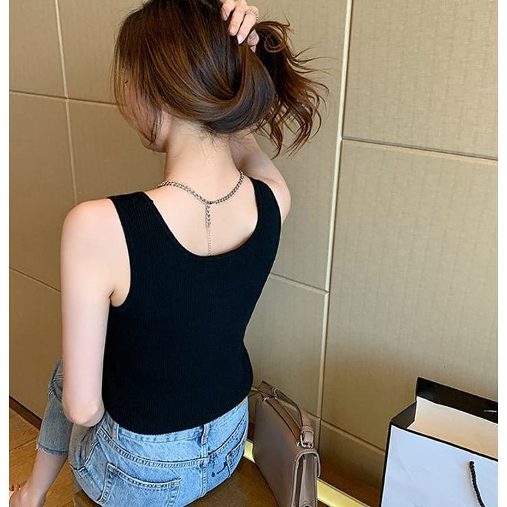 タンクトップ ノースリーブ レディース | PlusNao | 詳細画像14 