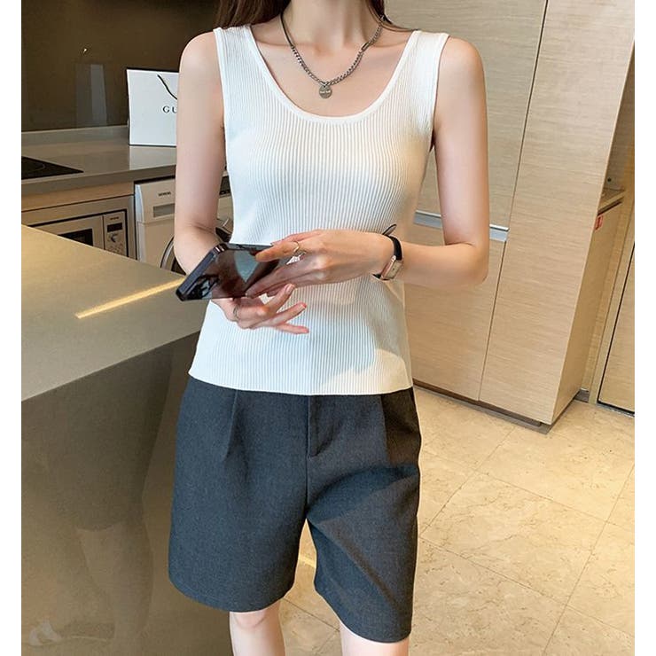 タンクトップ ノースリーブ レディース | PlusNao | 詳細画像5 