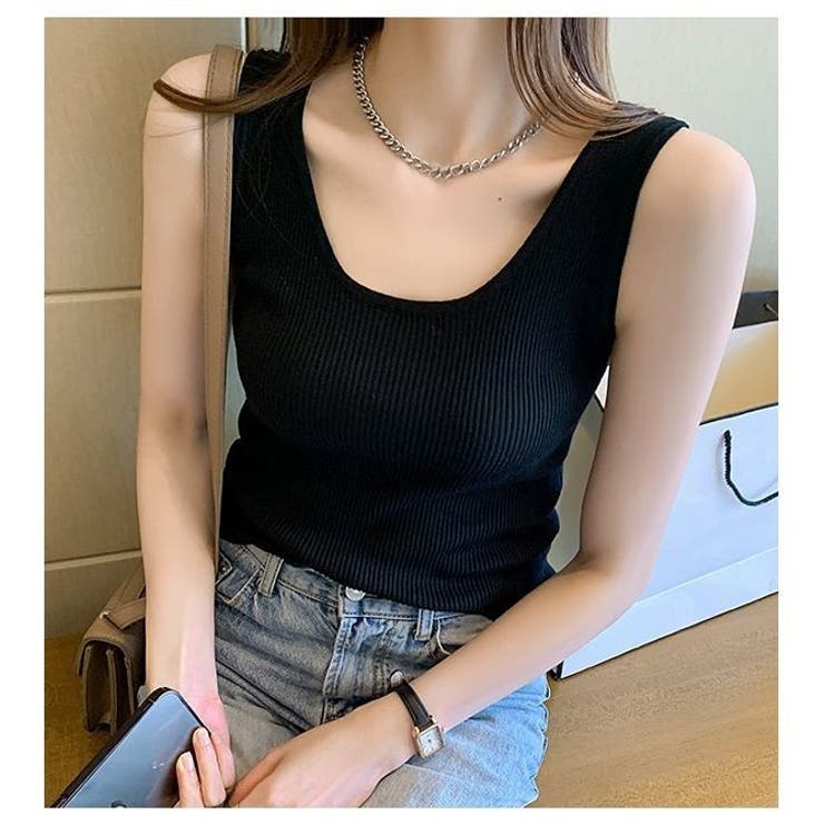 タンクトップ ノースリーブ レディース | PlusNao | 詳細画像8 