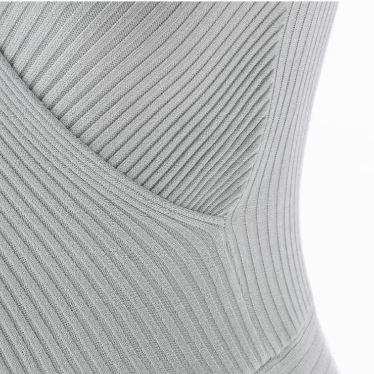 ニット ノースリーブ カシュクール | PlusNao | 詳細画像17 