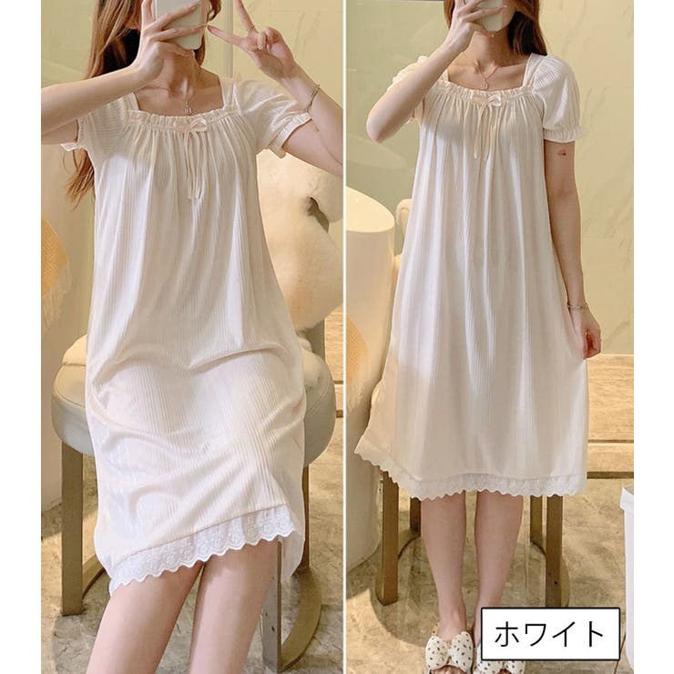 ネグリジェ ナイトウェア ルームウェア | PlusNao | 詳細画像10 