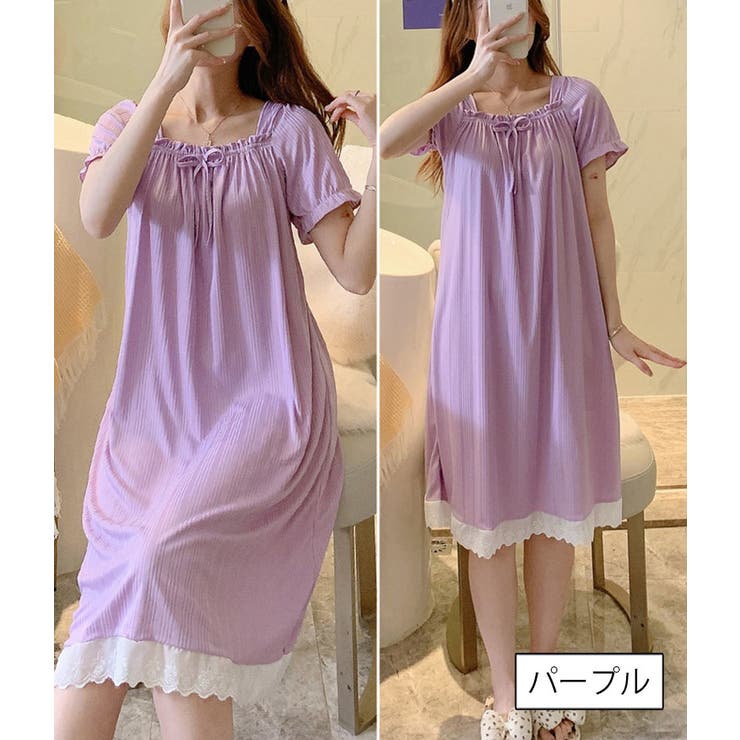 ネグリジェ ナイトウェア ルームウェア | PlusNao | 詳細画像12 