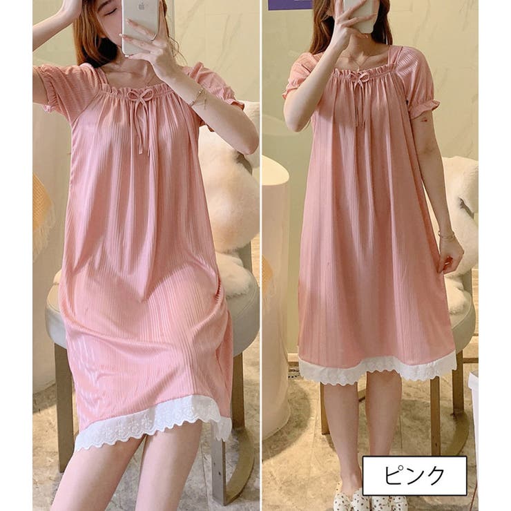 ネグリジェ ナイトウェア ルームウェア | PlusNao | 詳細画像13 