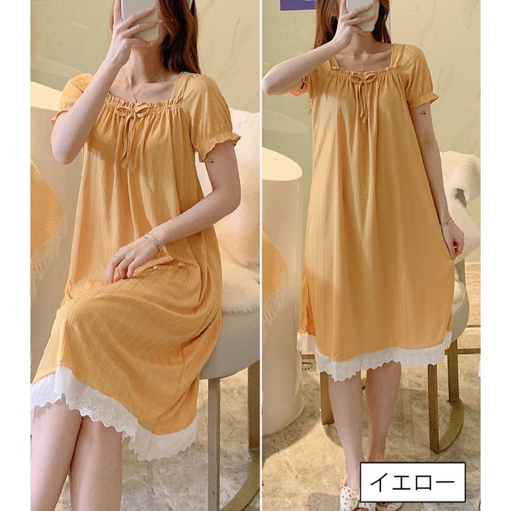 ネグリジェ ナイトウェア ルームウェア | PlusNao | 詳細画像14 