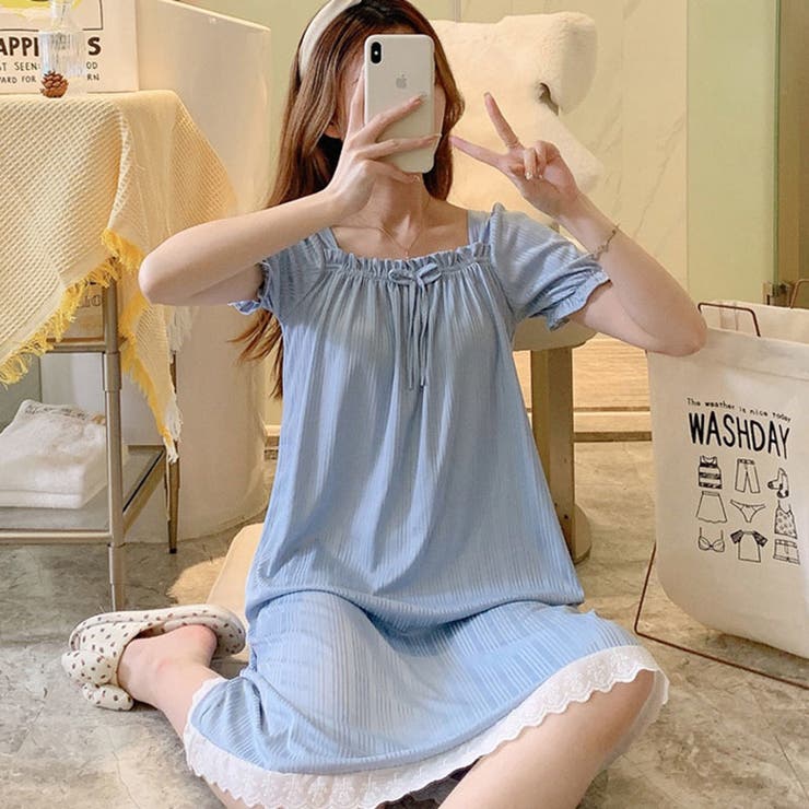 ネグリジェ ナイトウェア ルームウェア | PlusNao | 詳細画像3 