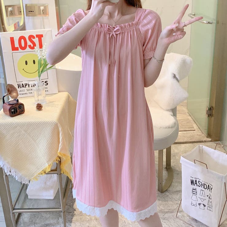 ネグリジェ ナイトウェア ルームウェア | PlusNao | 詳細画像6 