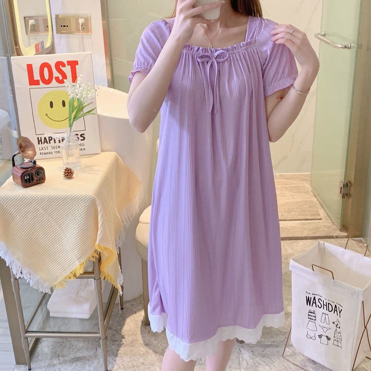 ネグリジェ ナイトウェア ルームウェア | PlusNao | 詳細画像7 