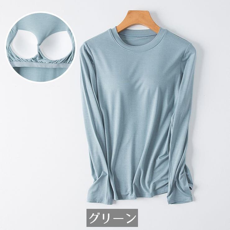 Tシャツ カップ付き レディース | PlusNao | 詳細画像16 