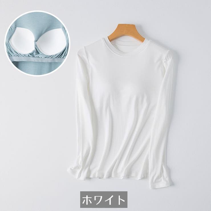 Tシャツ カップ付き レディース | PlusNao | 詳細画像18 