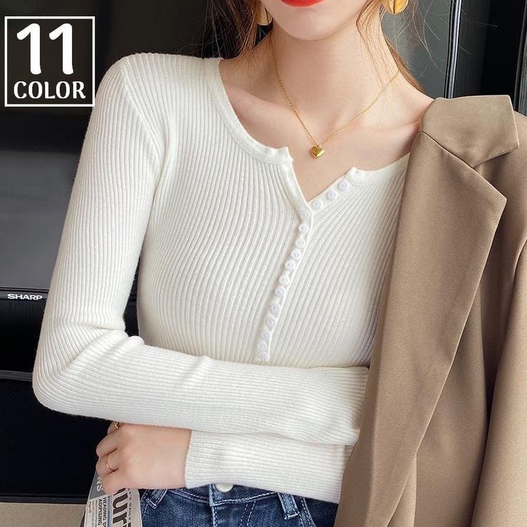 ニット セーター 長袖 | PlusNao | 詳細画像1 